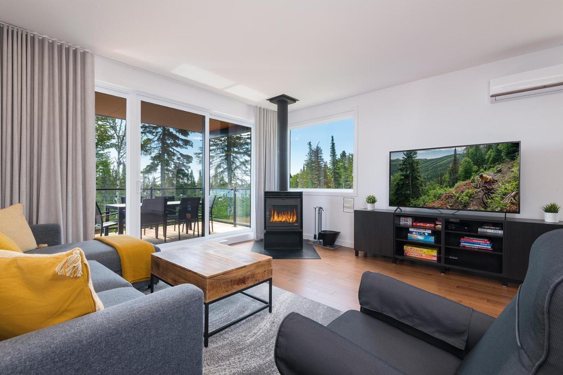 Les Chalets Du Massif De Charlevoix เปอตีต-ริวิแยร์-แซ็งต์-ฟรองซัวส์ ห้อง รูปภาพ