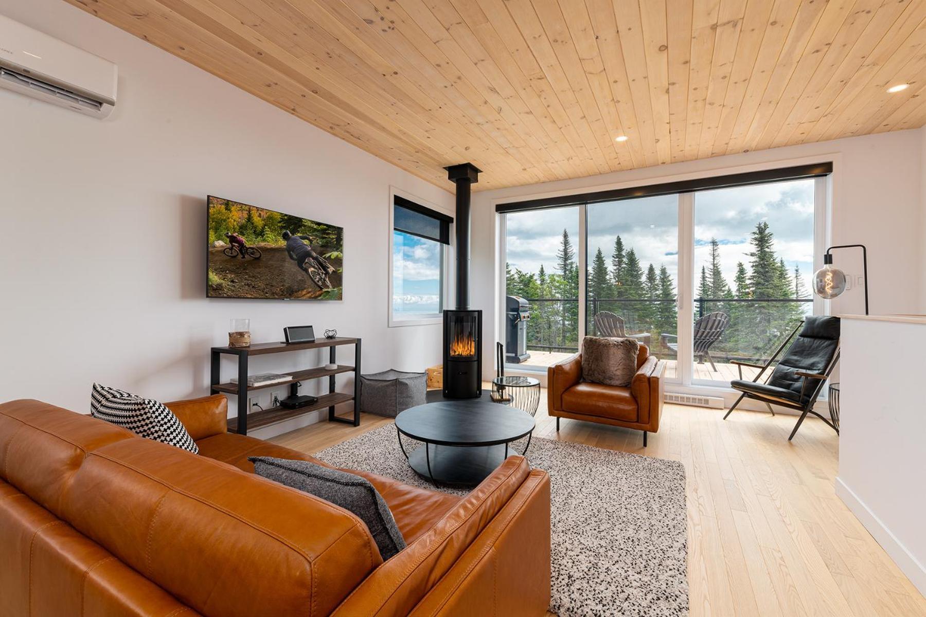 Les Chalets Du Massif De Charlevoix เปอตีต-ริวิแยร์-แซ็งต์-ฟรองซัวส์ ห้อง รูปภาพ