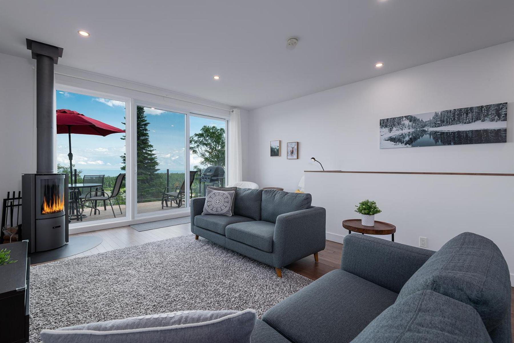 Les Chalets Du Massif De Charlevoix เปอตีต-ริวิแยร์-แซ็งต์-ฟรองซัวส์ ห้อง รูปภาพ