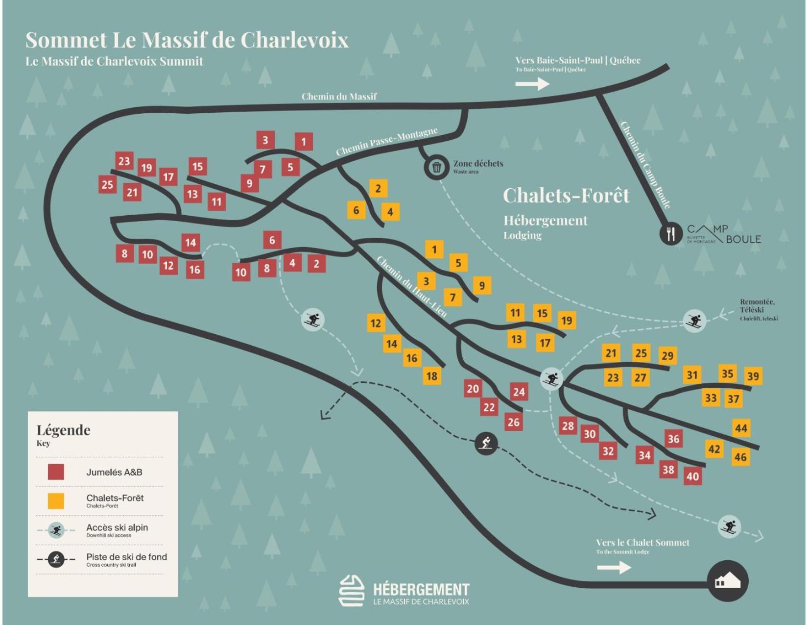 Les Chalets Du Massif De Charlevoix เปอตีต-ริวิแยร์-แซ็งต์-ฟรองซัวส์ ภายนอก รูปภาพ